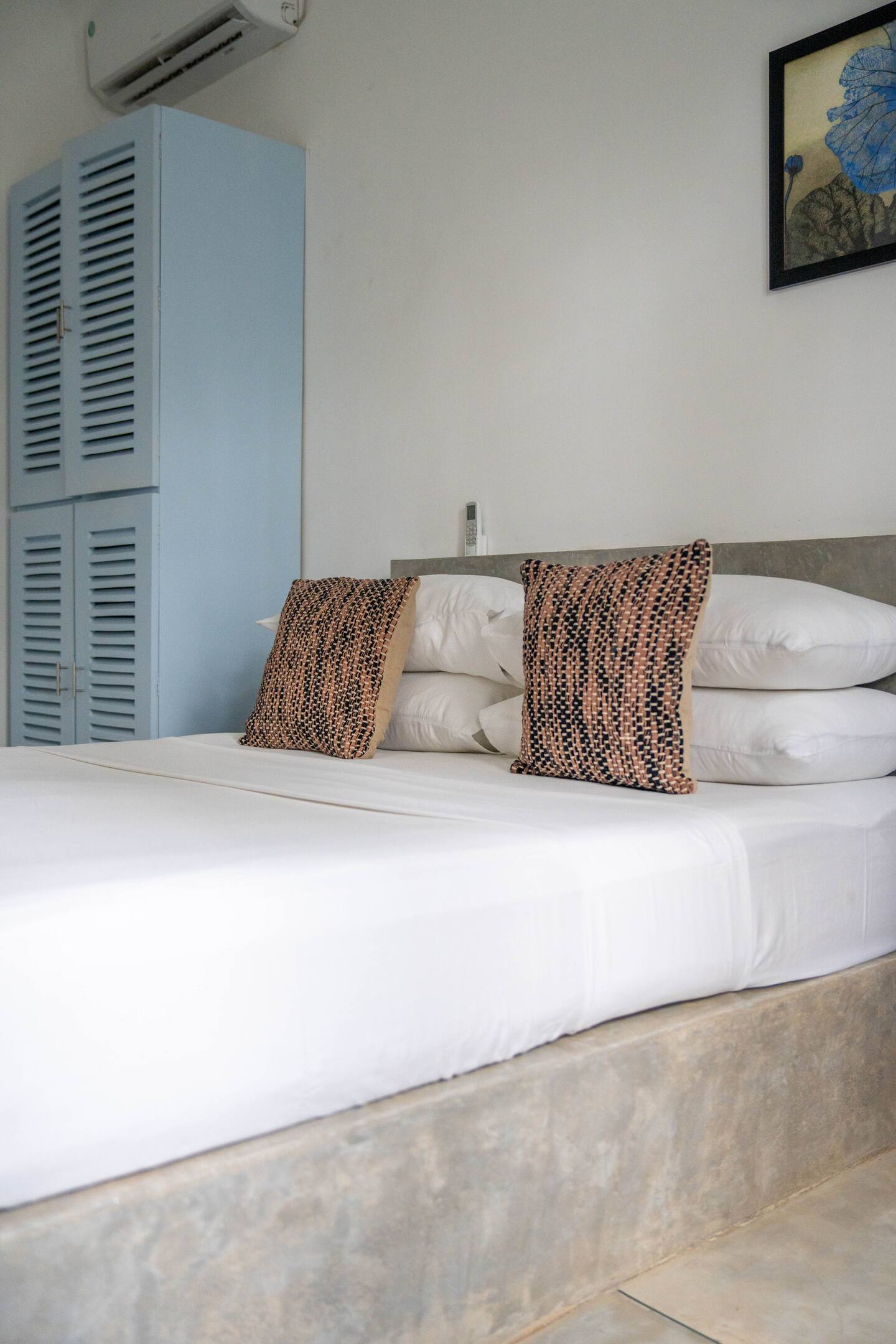 Bedroom Nº 2 at Absolute Beach Front Villa with queen bed