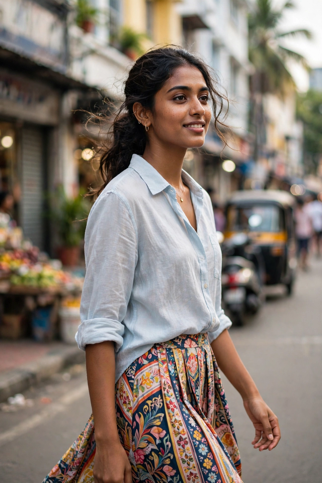 Illustrative lifestyle fashion photograph