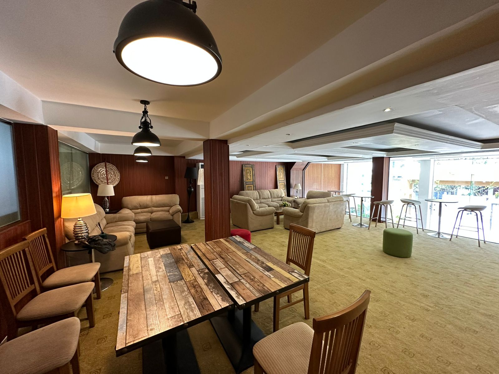 Spacious cinema and lounge room at Pinnacle Boutique Villas