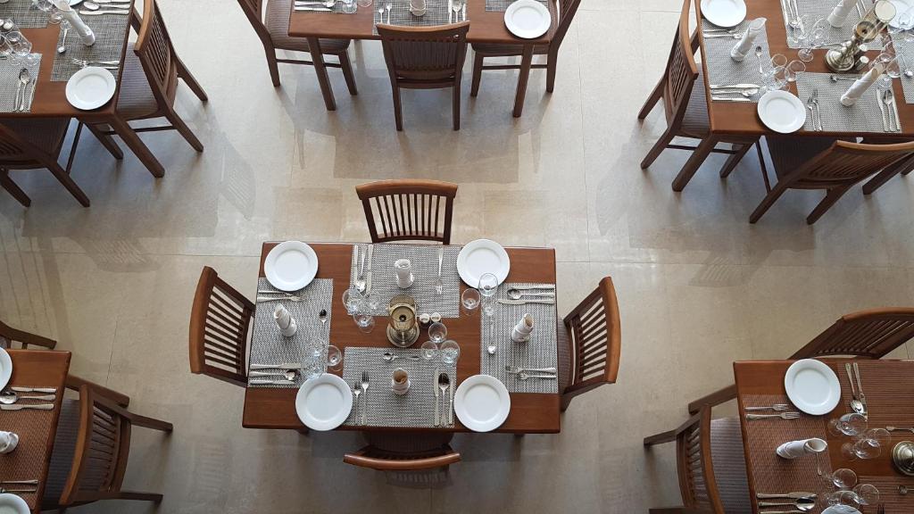 Restaurant seen from above