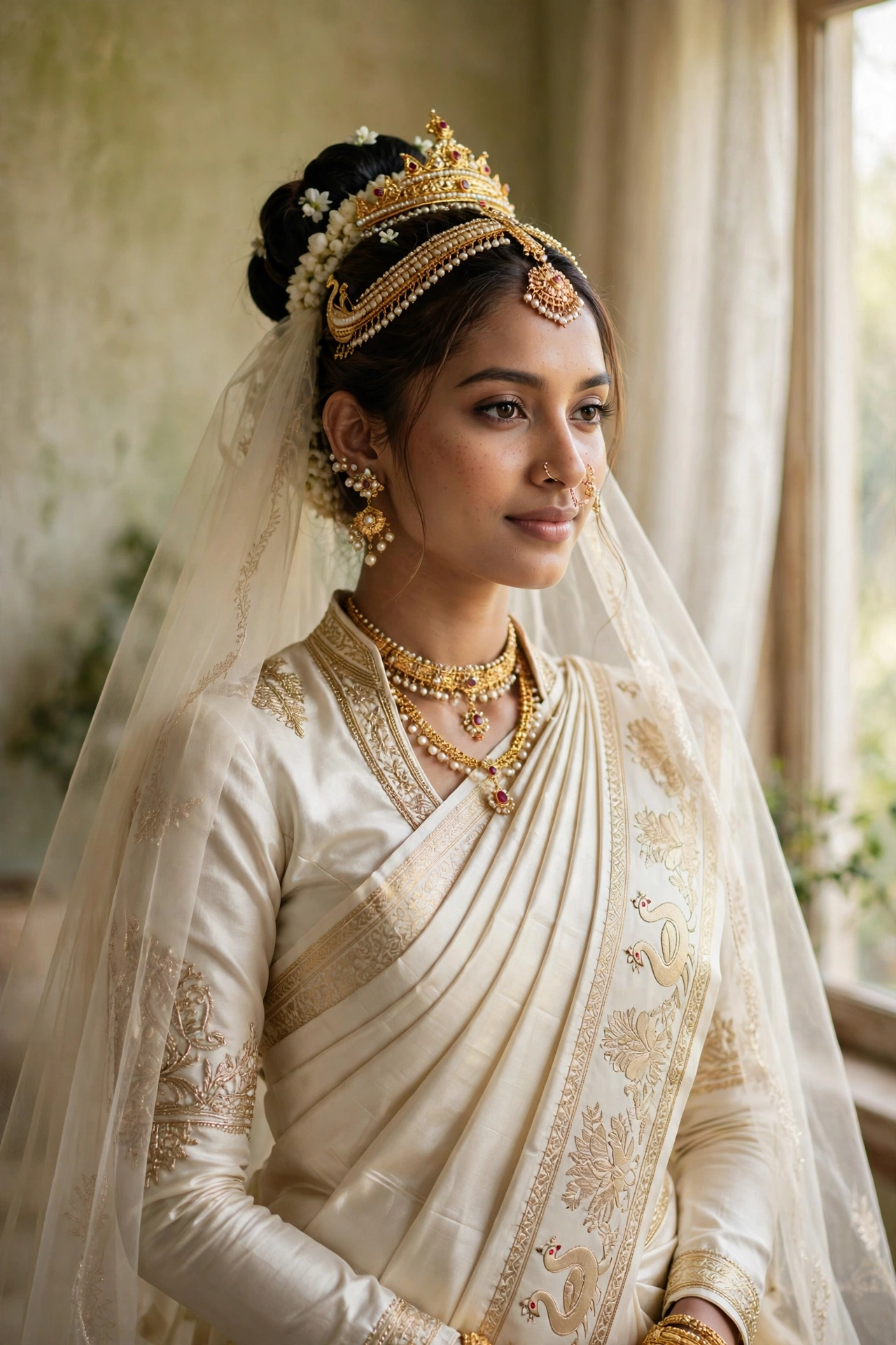 Illustrative bridal portrait