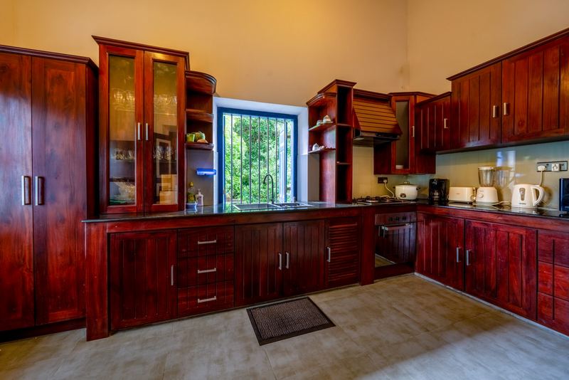 The villa kitchen