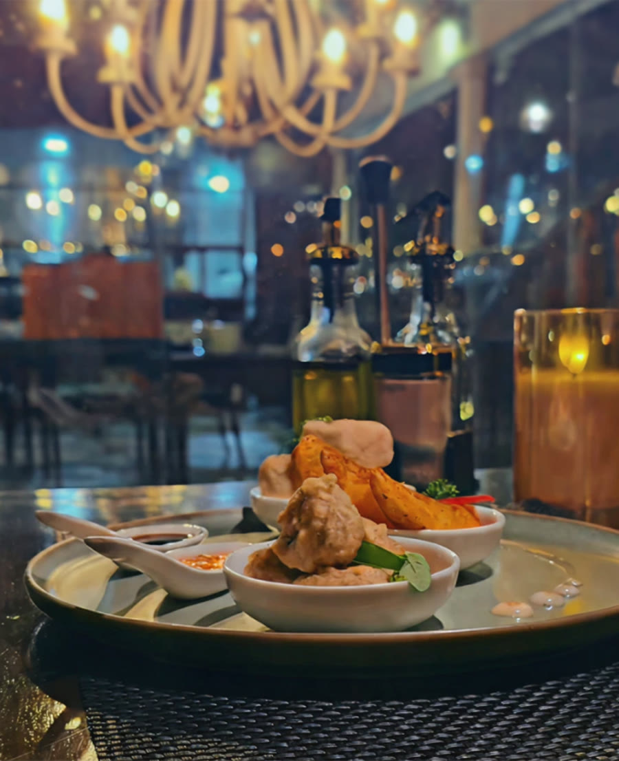 A plated dish served at Restaurant Peri