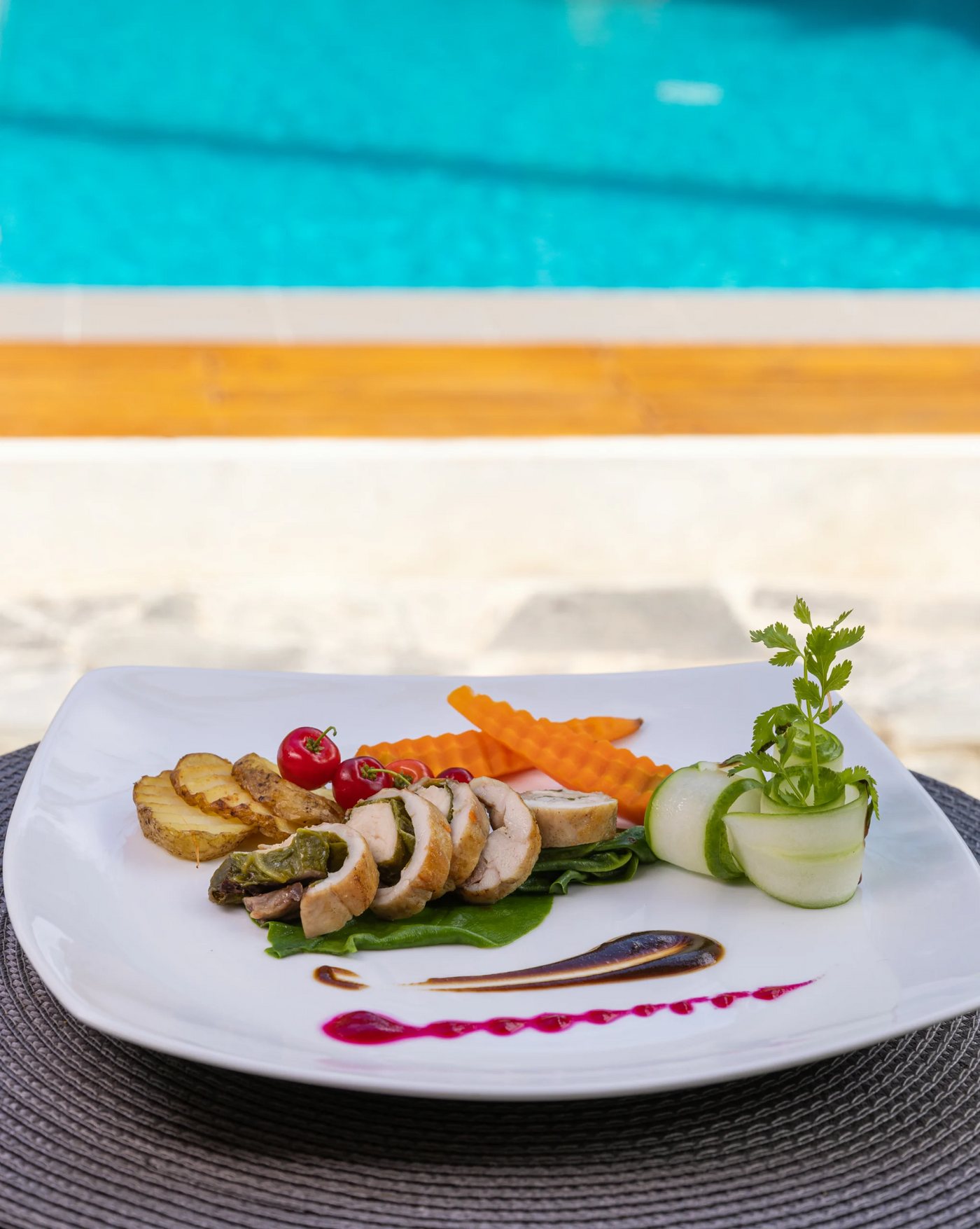 A dish from the Well House Culinary Journey