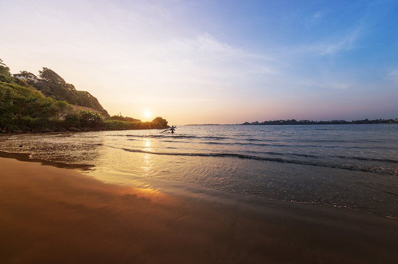 Beach view near Well House Villa, Unawatuna