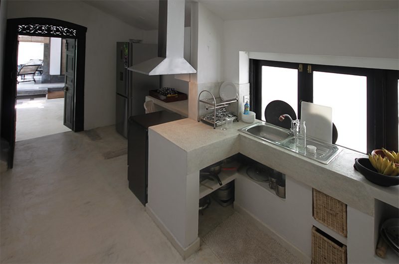 The villa kitchen